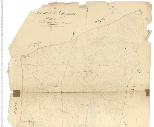 Chomelix - Section D 1, feuille 7
