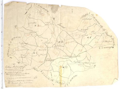 Cistrières - Tableau d'assemblage