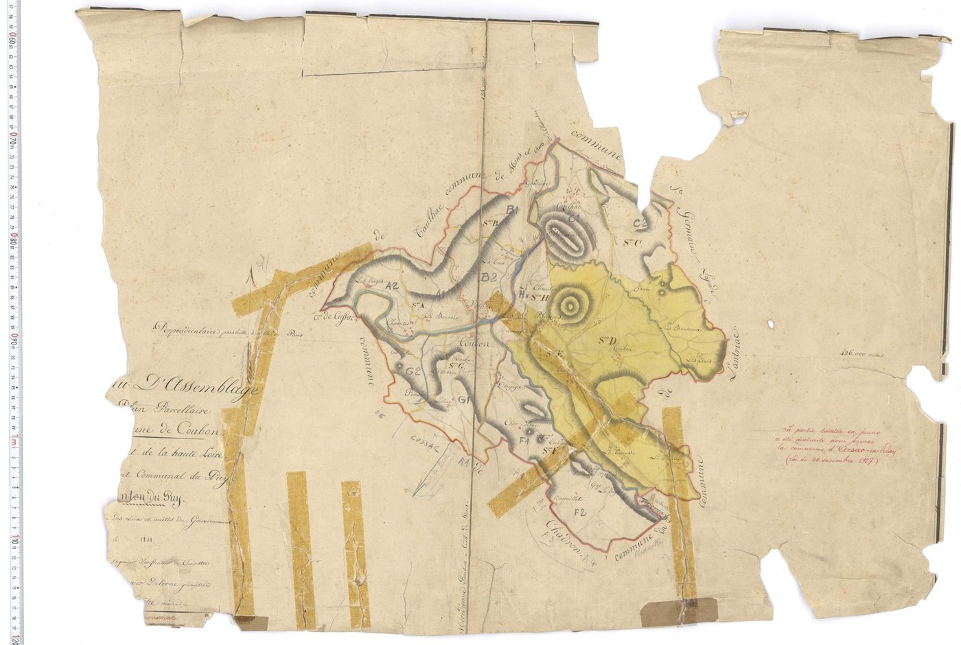 Coubon - Tableau d'assemblage 1
