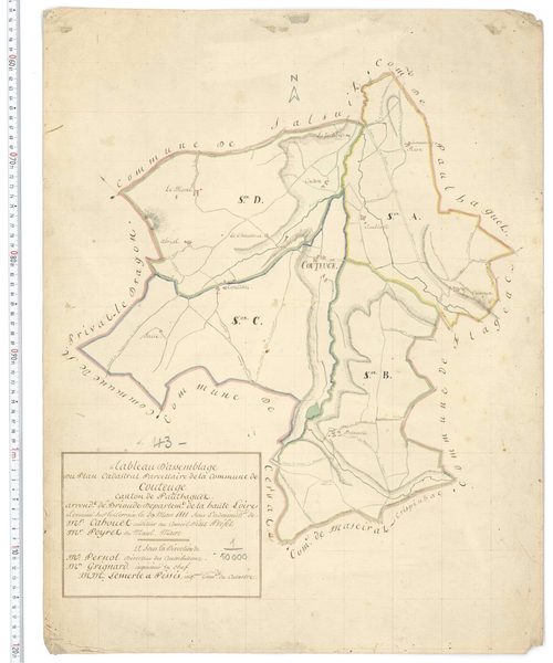 Couteuges - Tableau d'assemblage