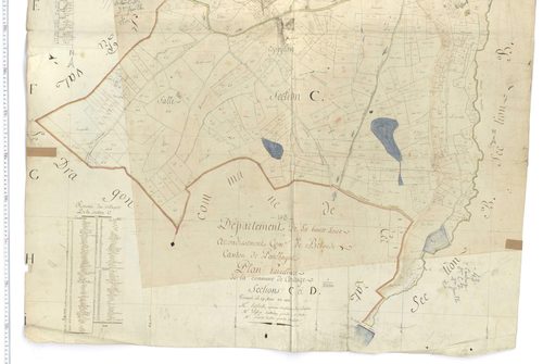 Couteuges - Sections S et D, feuille 2