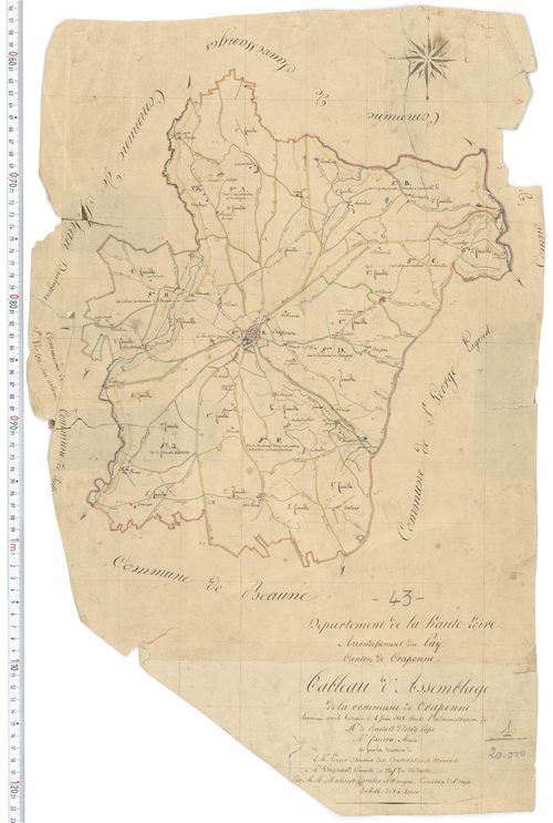 Craponne-sur-Arzon - Tableau d'assemblage
