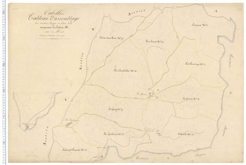 Cubelles - Tableau d'assemblage section B