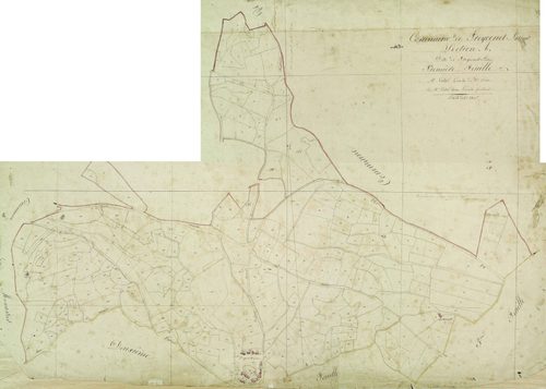 Freycenet-la-Tour - Section A, feuille 1