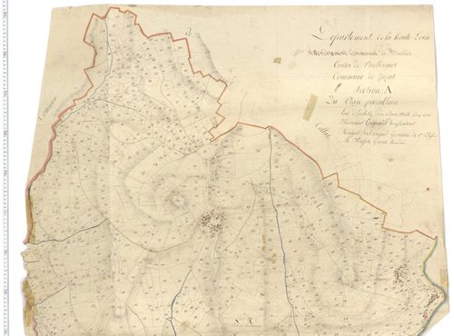 Josat - Section A, feuille 1