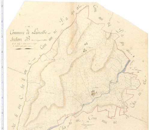 Lamothe - Section B, feuille 1