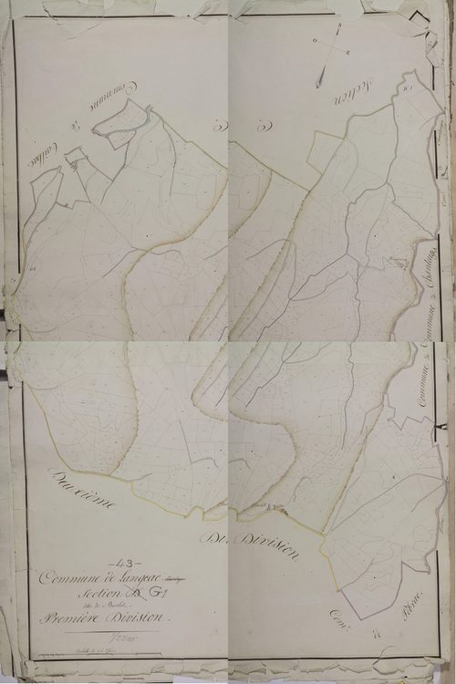 Langeac - Section G, première division