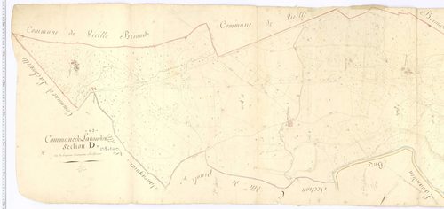Lavaudieu - Section D u, feuille 1