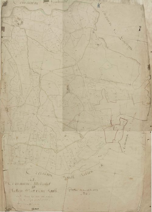 Le Monastier-sur-Gazeille - Section B, feuille 2