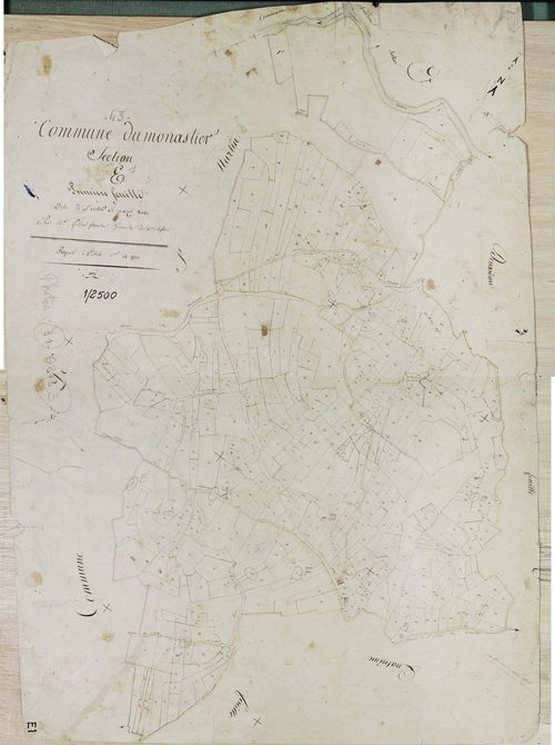 Le Monastier-sur-Gazeille - Section E, feuille 1
