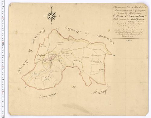 Montfaucon-en-Velay - Tableau d'assemblage
