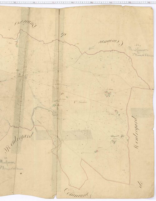 Montfaucon-en-Velay - Section A u, feuille 2