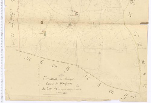 Montregard - Section A u, feuille 1