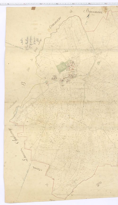 Paulhac - Section A u, feuille 1