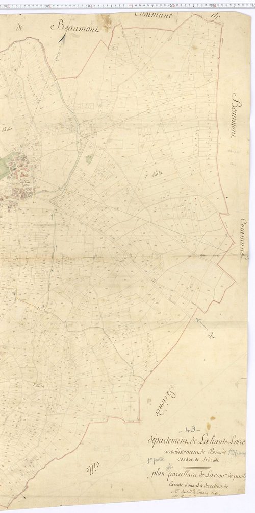 Paulhac - Section A u, feuille 2