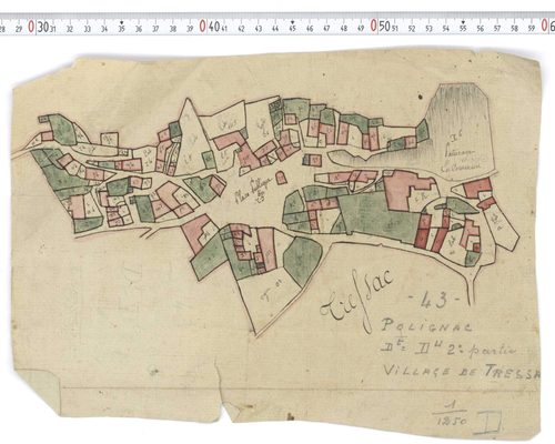 Polignac - Section D u2, feuille 1