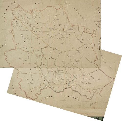 Présailles - Tableau d'assemblage