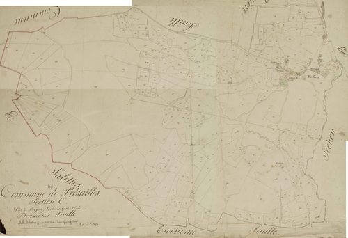 Présailles - Section C, feuille 2