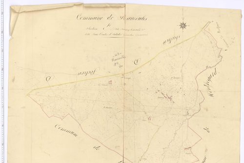Raucoules - Section E, feuille 1