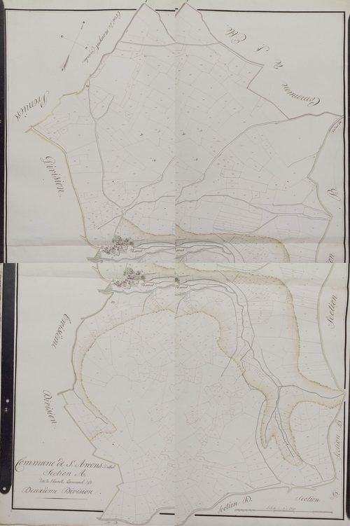 Saint-Arcons-d'Allier - Section A, deuxième division