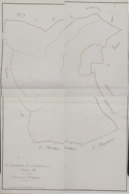 Saint-Arcons-d'Allier - Section B, première division