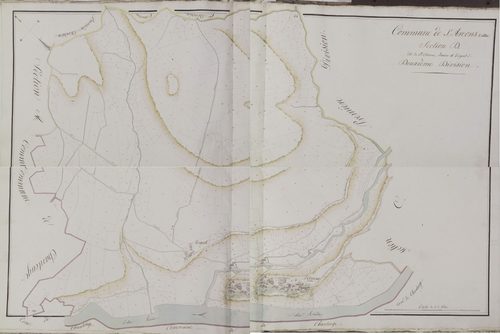 Saint-Arcons-d'Allier - Section D, deuxième division