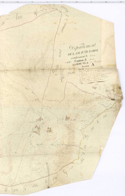 Saint-Beauzire - Section A, feuille 2
