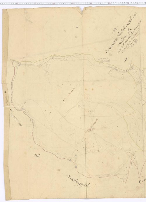 Saint-Bonnet-le-Froid - Section B, feuille 1