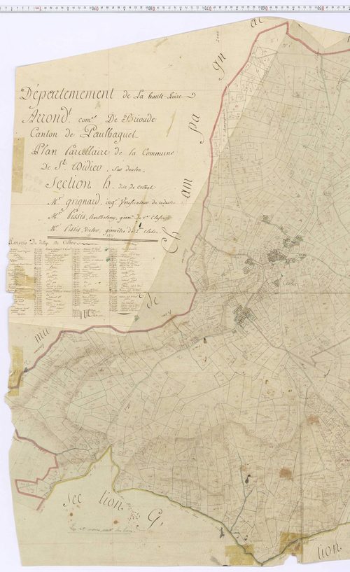 Saint-Didier-sur-Doulon - Section H, feuille 1