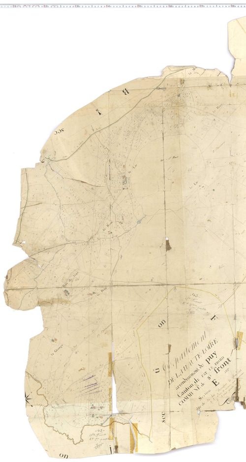 Saint-Front - Section E, feuille 1