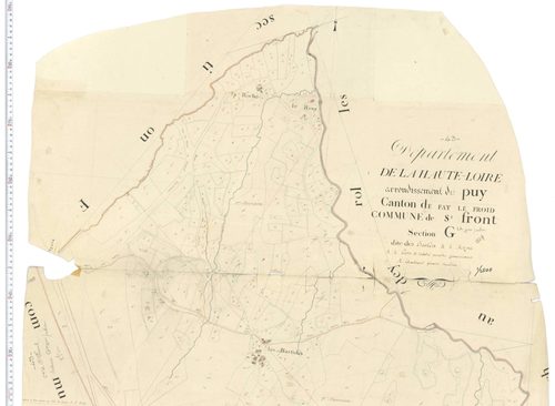 Saint-Front - Section G u1, feuille 1