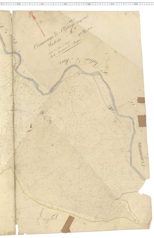 Saint-Georges-Lagricol - Section A u2, feuille 2