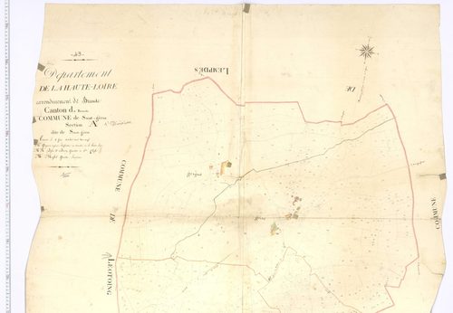 Saint-Géron - Section A 1, feuille 1