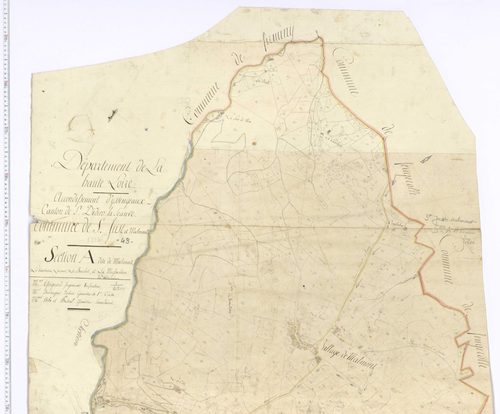 Saint-Just-Malmont - Section A, feuille 1
