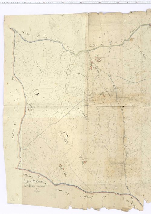 Saint-Just-Malmont - Section B, feuille 2