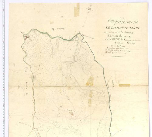 Saint-Just-près-Brioude - Section D u1, feuille 1