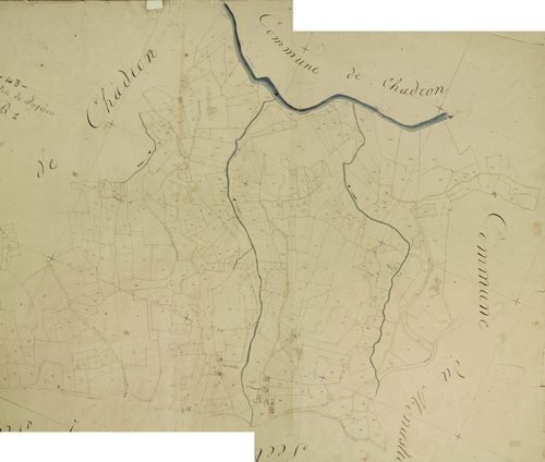 Saint-Martin-de-Fugères - Section B, feuille 1