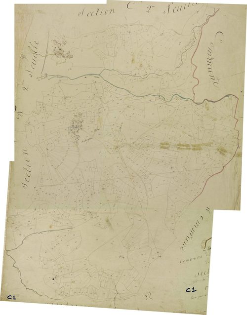 Saint-Martin-de-Fugères - Section C, feuille 1