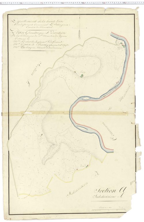 Saint-Maurice-de-Lignon - Section A 1, feuille 2