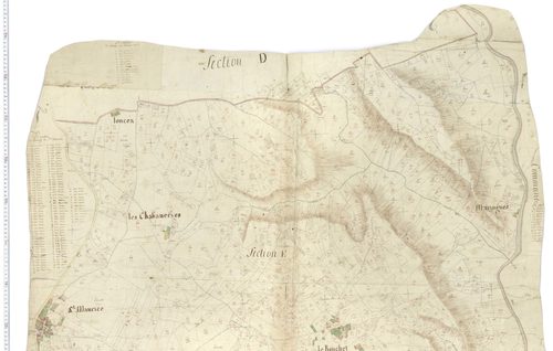 Saint-Maurice-de-Lignon - Section E, feuille 1