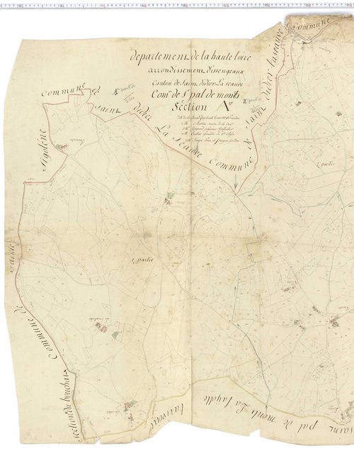 Saint-Pal-de-Mons - Section A u2, feuille 1