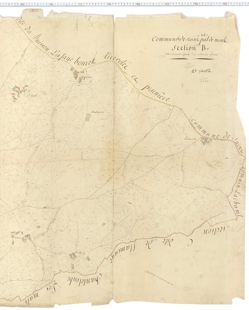 Saint-Pal-de-Mons - Section B u2, feuille 2