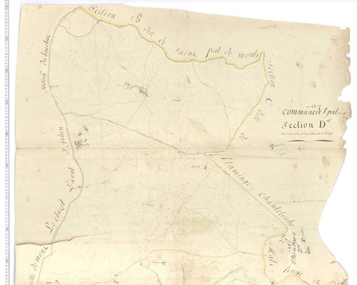 Saint-Pal-de-Mons - Section D u1, feuille 1