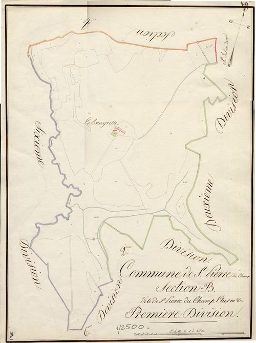 Saint-Pierre-du-Champ - Section B, première division