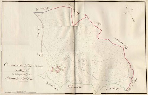 Saint-Pierre-du-Champ - Section E, première division