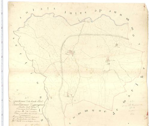 Saint-Romain-Lachalm - Section A 1, feuille 1