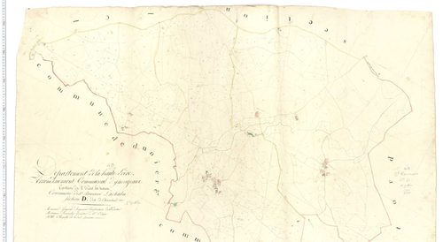 Saint-Romain-Lachalm - Section D 1, feuille 1
