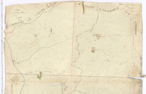 Saint-Victor-Malescours - Section B 3, feuille 1