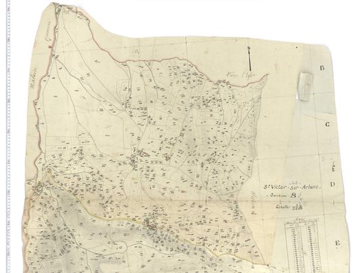 Saint-Victor-sur-Arlanc - Section B, feuille 1