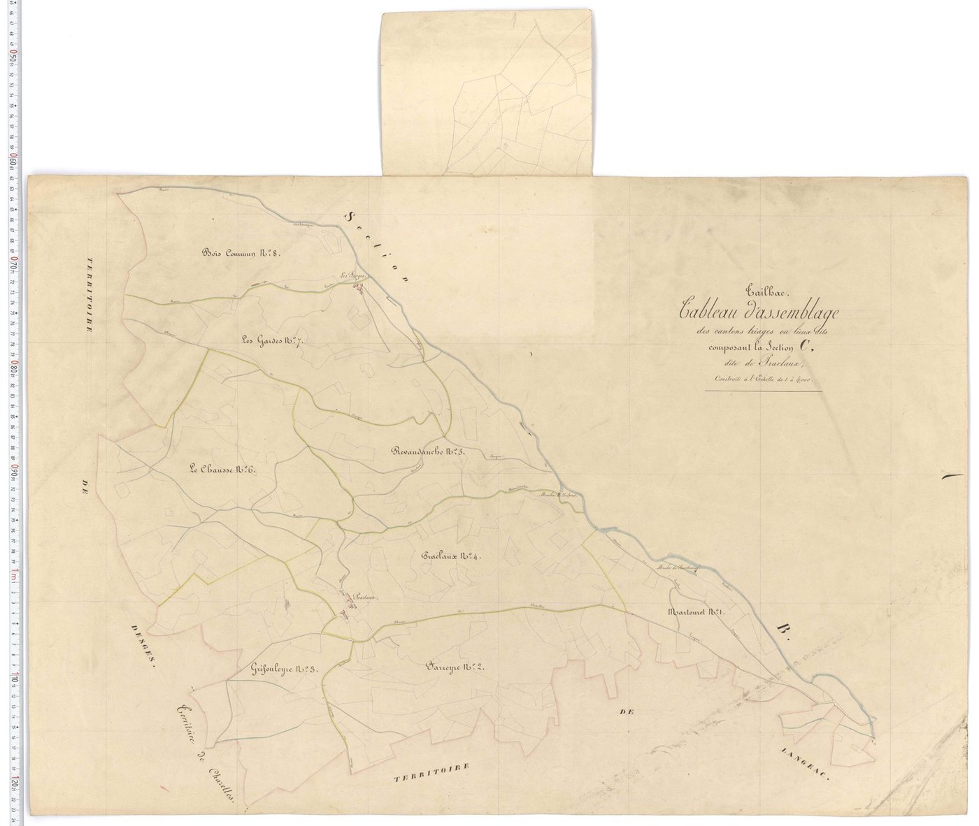 Tailhac - Tableau d'assemblage section C